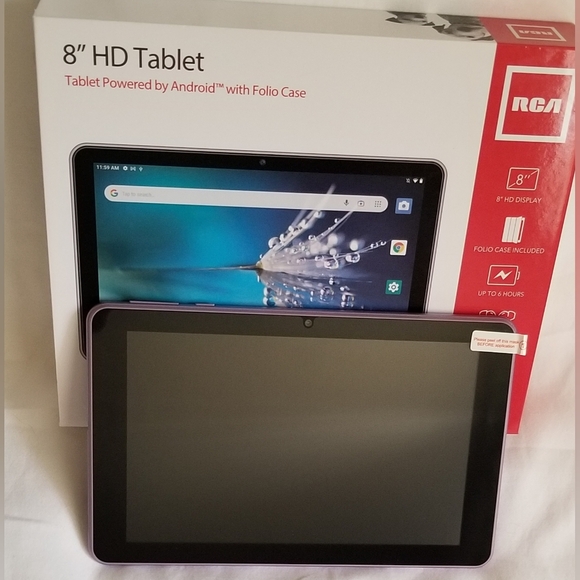 RCA 8" HD TABLET -ANDROID - W/FOLIO CASE & EARPHONES- BRAND NEW! - Picture 5 of 6